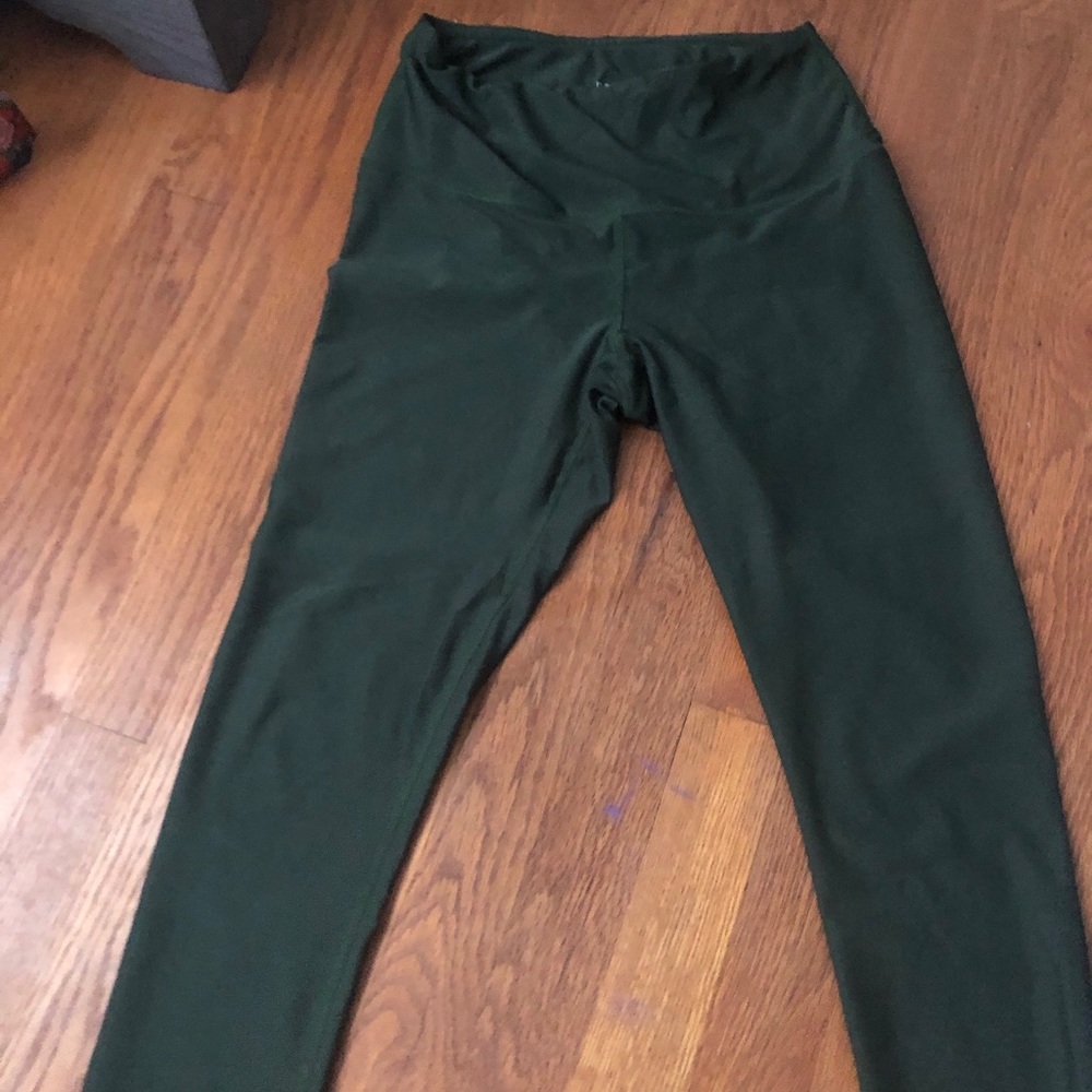 olive green leggings